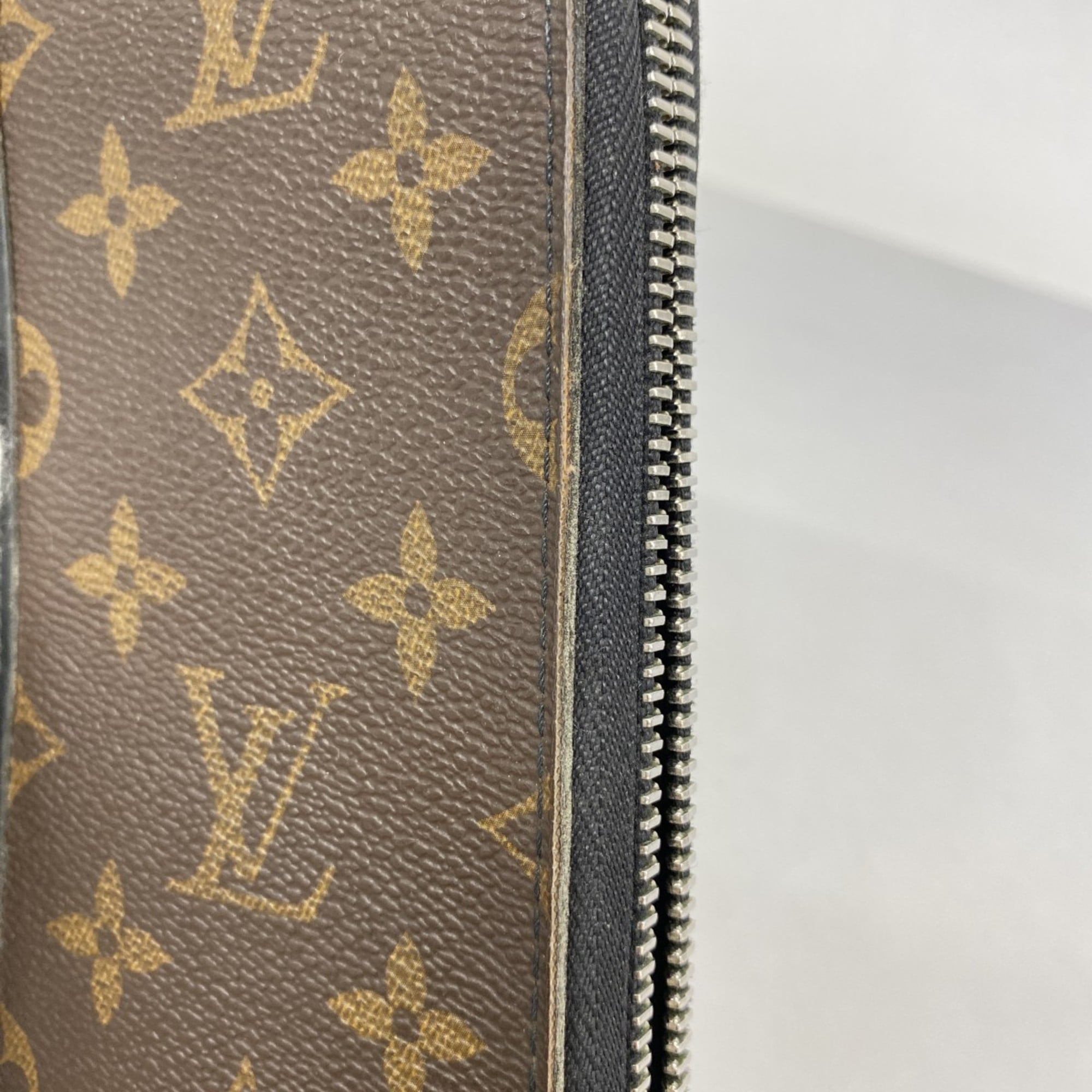 Louis Vuitton Black Brown Long Wallet (Bi-Fold) (Pre-Owned)