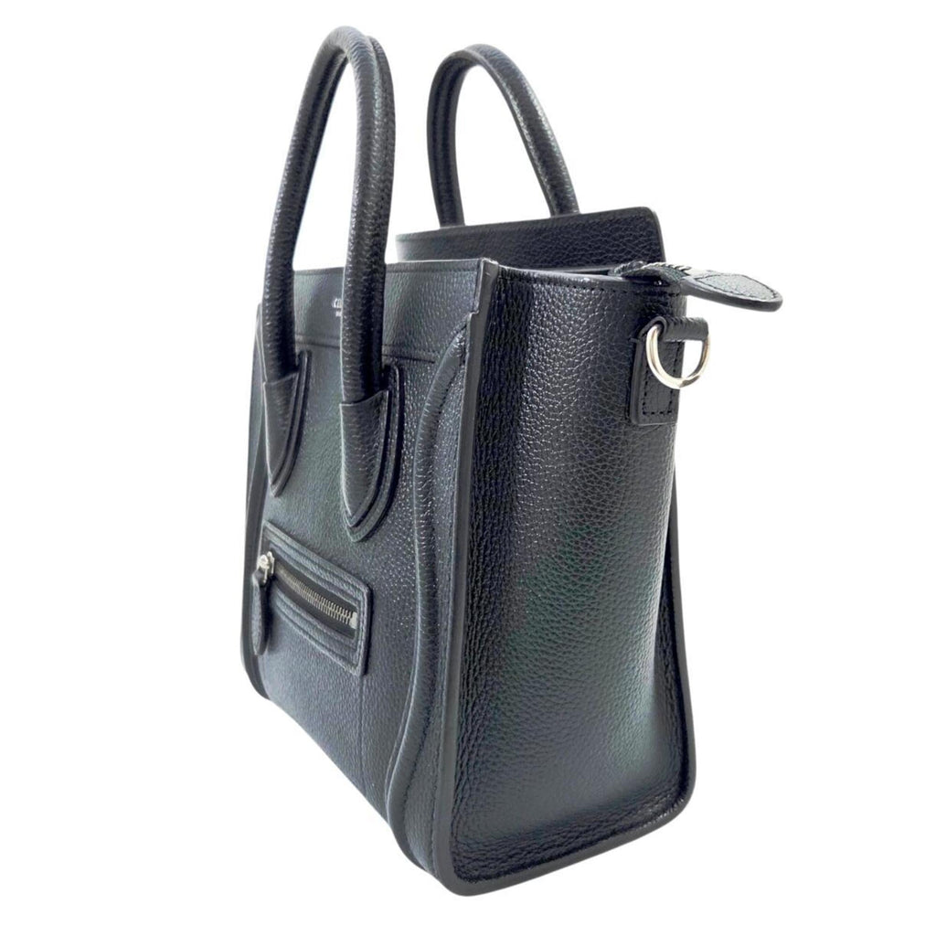 Celine Black Leather Handbag (Pre-Owned)