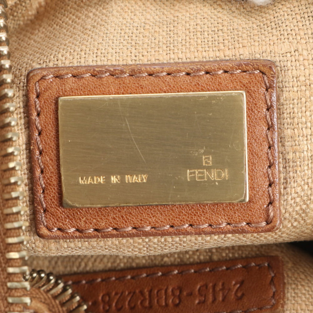 Fendi Brown Leather Shoulder Bag (Pre-Owned)