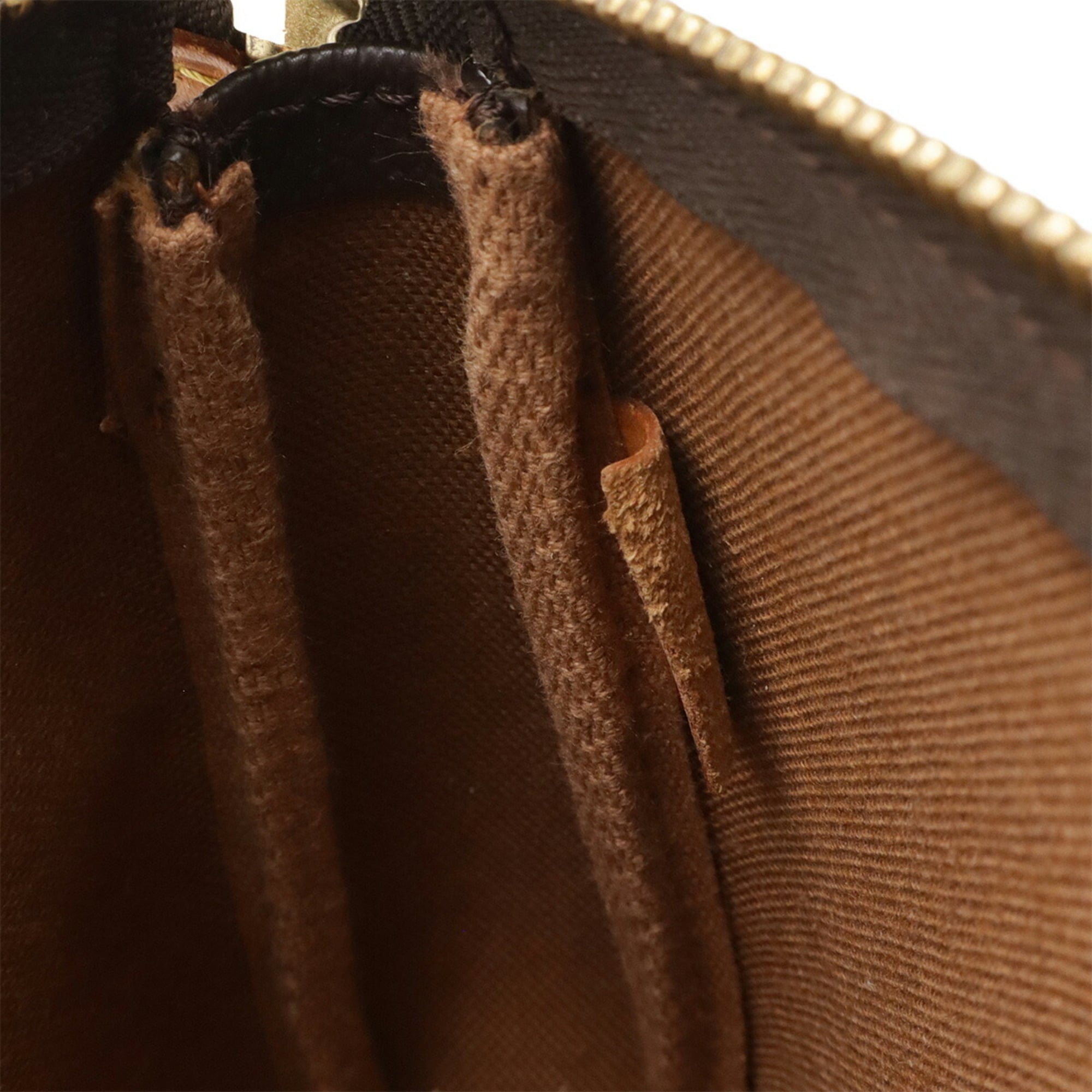 Louis Vuitton Monogram Brown Monogram Handbag Pochette (Pre-Owned)