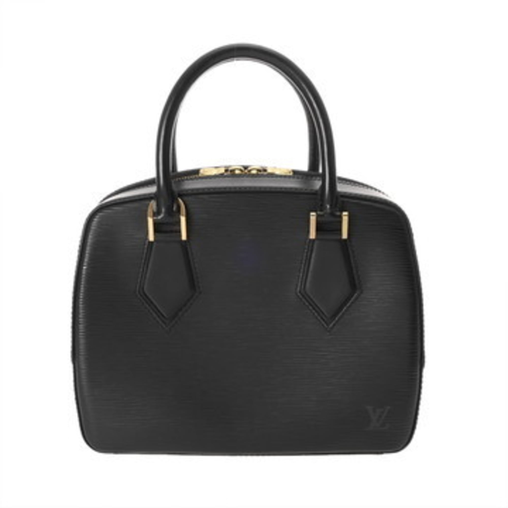 Louis Vuitton Black Leather Handbag (Pre-Owned)