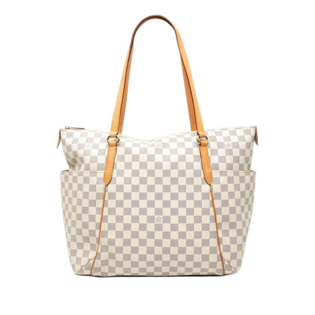 Louis Vuitton Ivory White Leather Pvc Shoulder Bag Tote Bag (Pre-Owned)