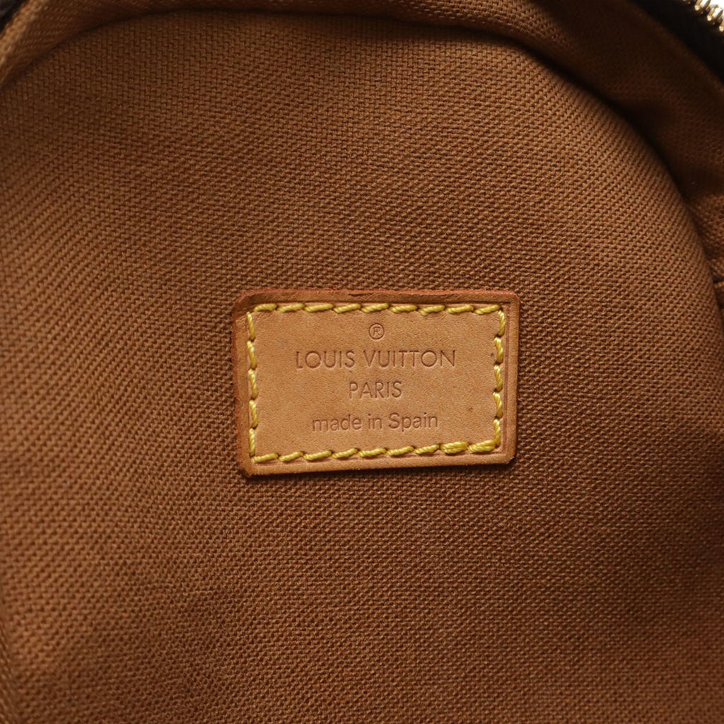 Louis Vuitton Brown Pvc Pochette Shoulder Bag Sling Bag (Pre-Owned)