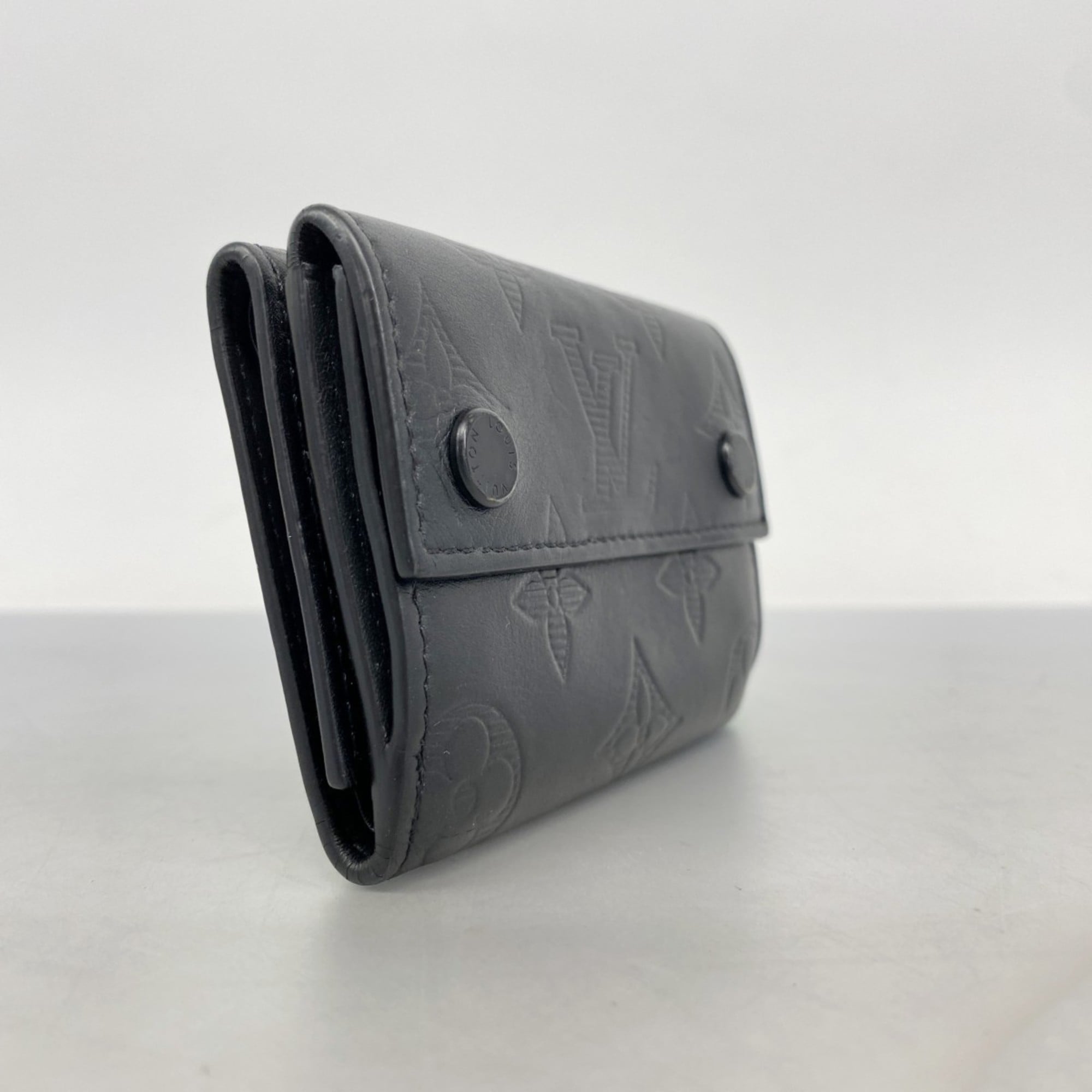 Louis Vuitton Noir Wallet (Tri-Fold) (Pre-Owned)