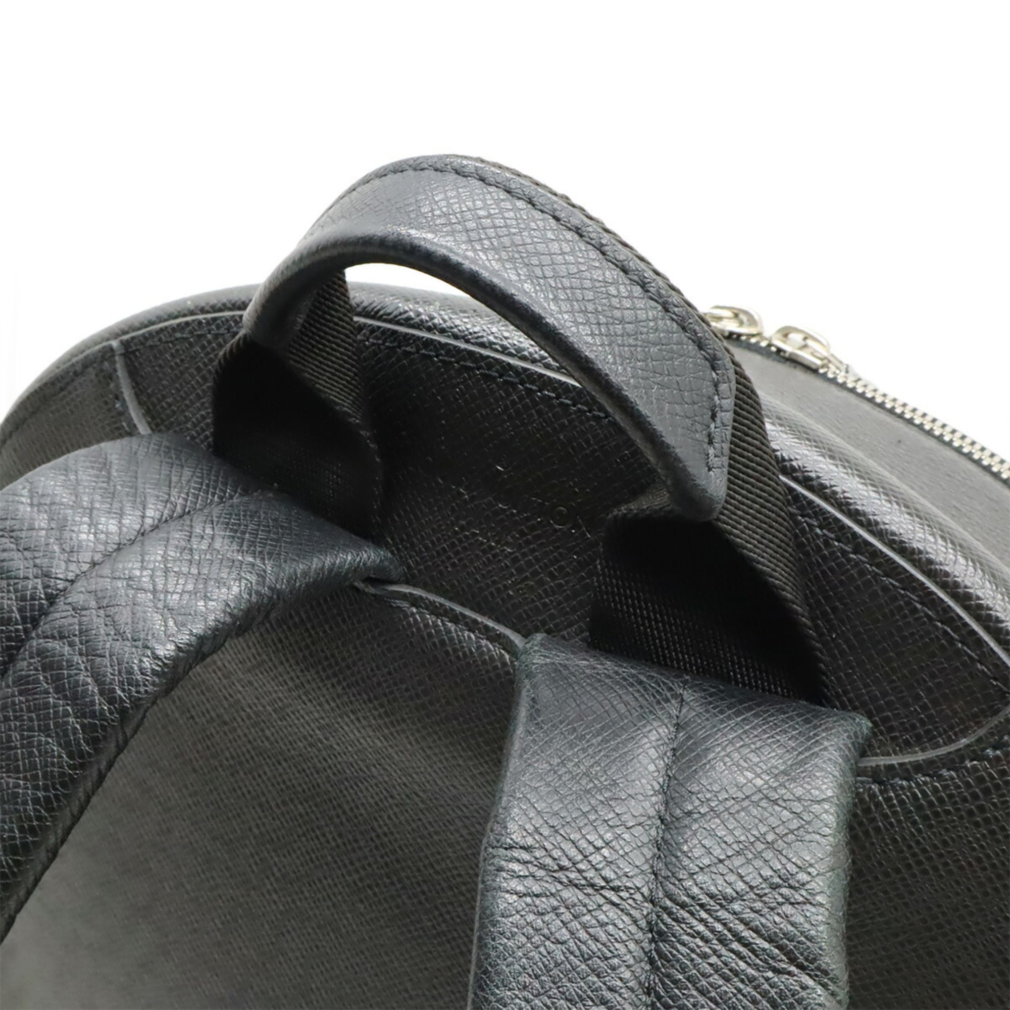 Louis Vuitton Black Noir Taiga Leather Backpack (Pre-Owned)