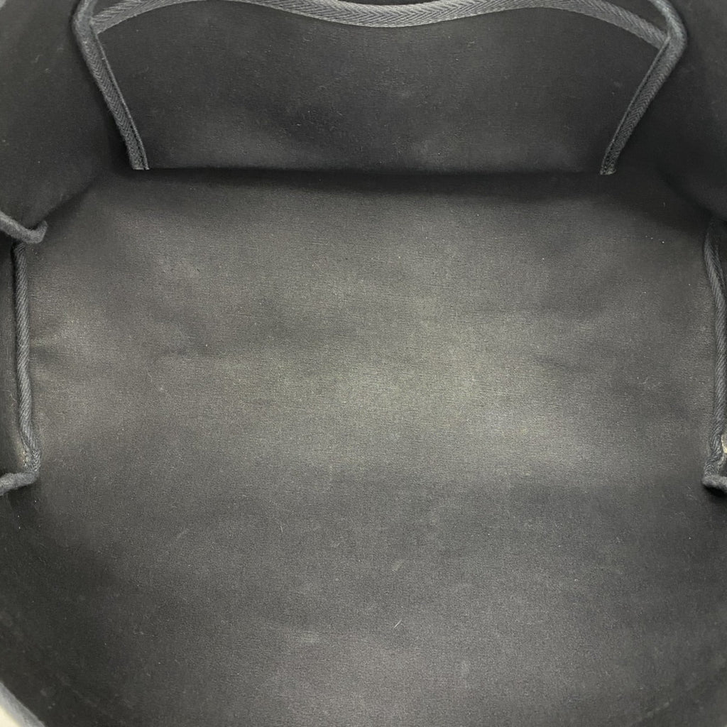 Hermes Black Toile Officier Tote Bag (Pre-Owned)