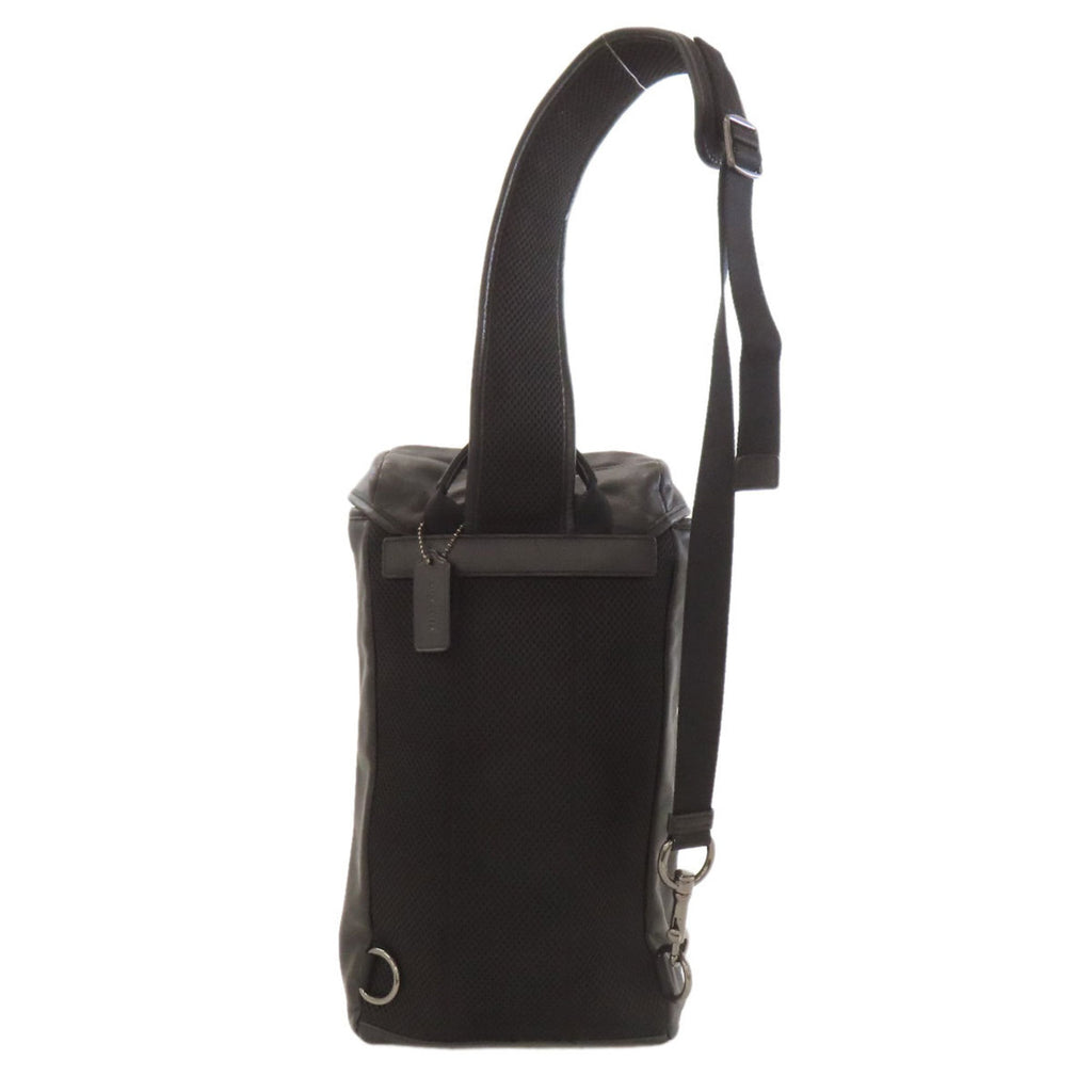 Coach Black Leather Sling Bag (Pre-Owned)