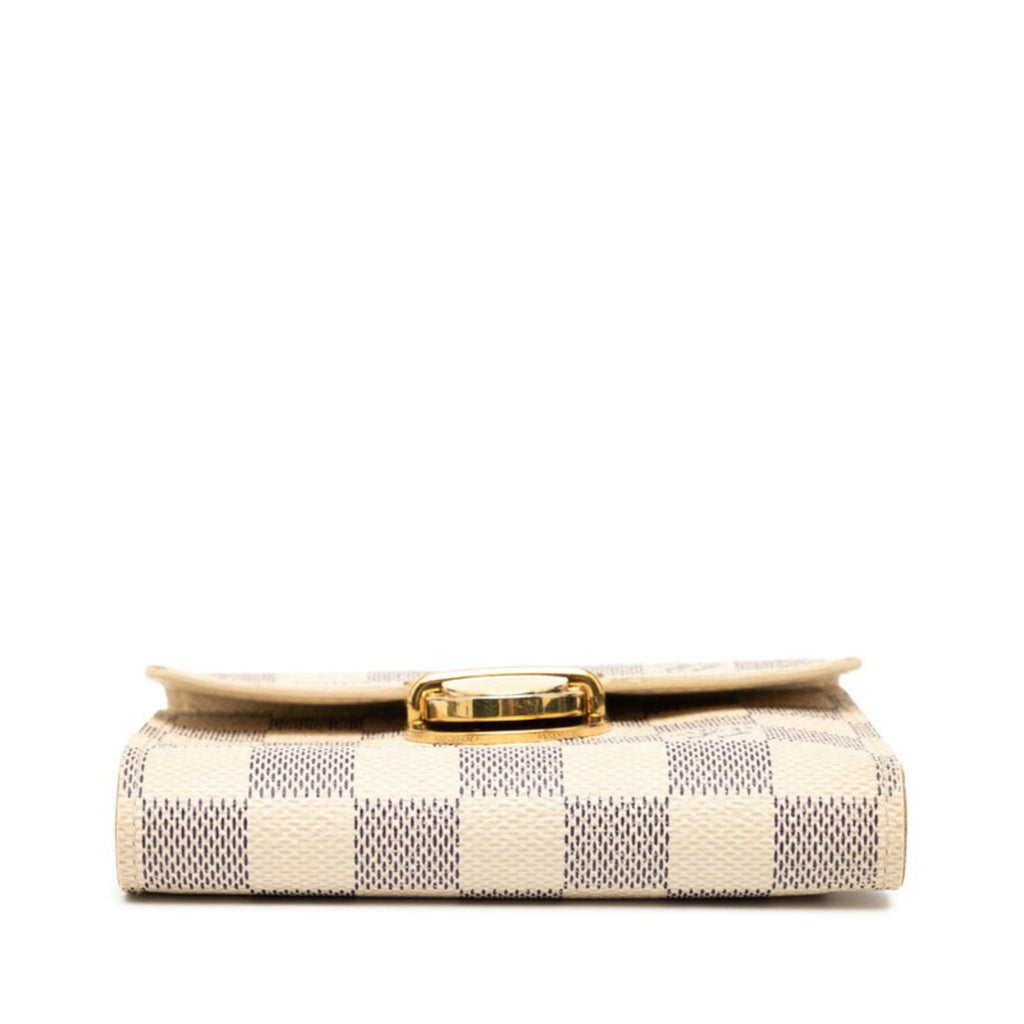 Louis Vuitton White Pvc Leather Wallet (Bi-Fold) (Pre-Owned)