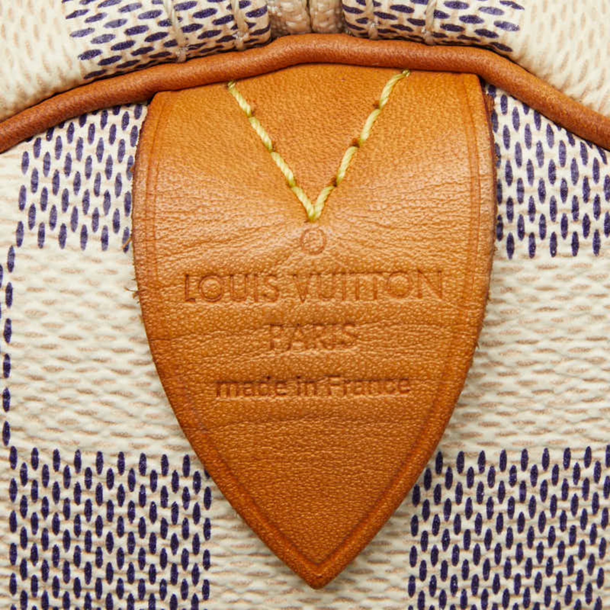 Louis Vuitton White Pvc Leather Boston Bag Handbag (Pre-Owned)