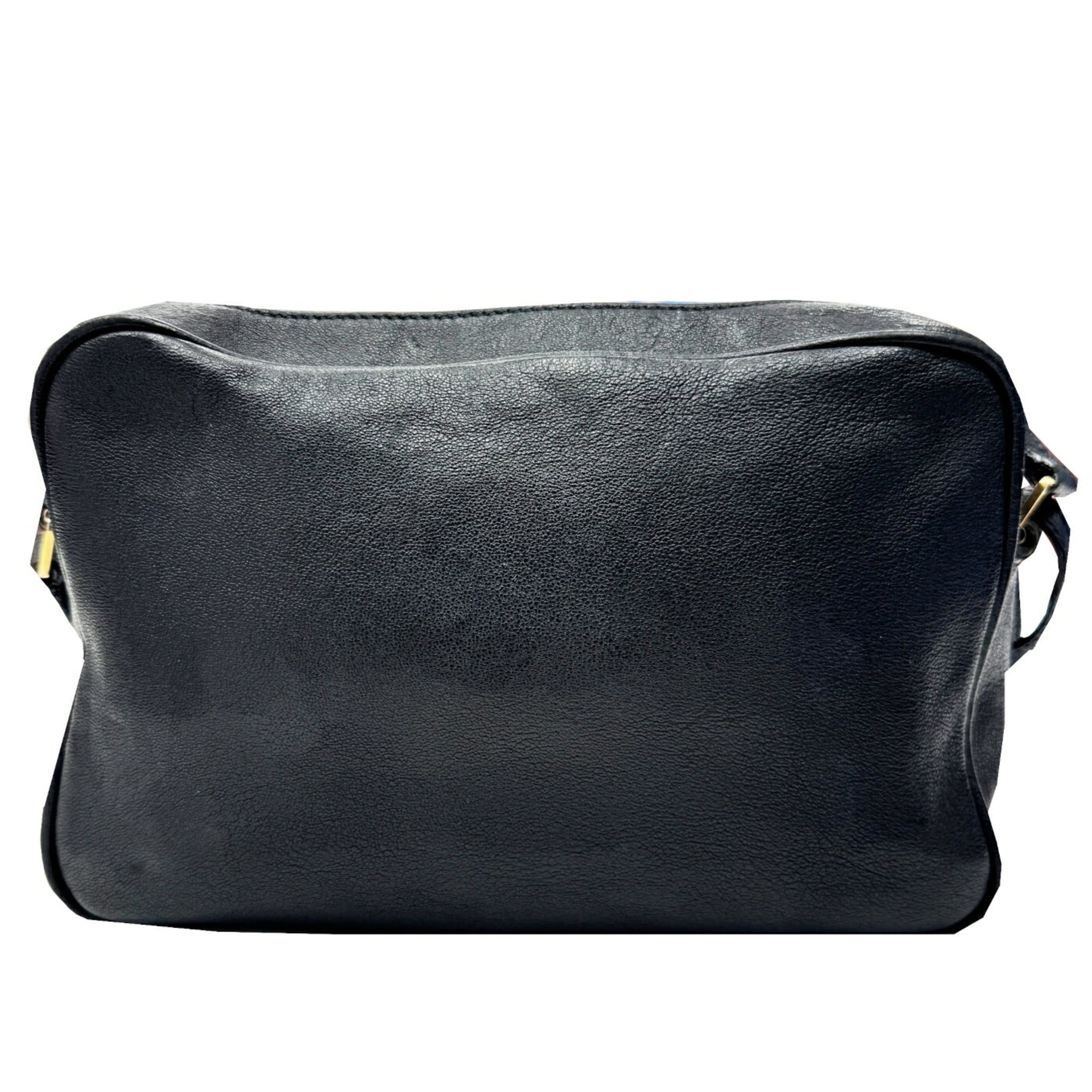 Saint Laurent Black Leather Shoulder Bag (Pre-Owned)