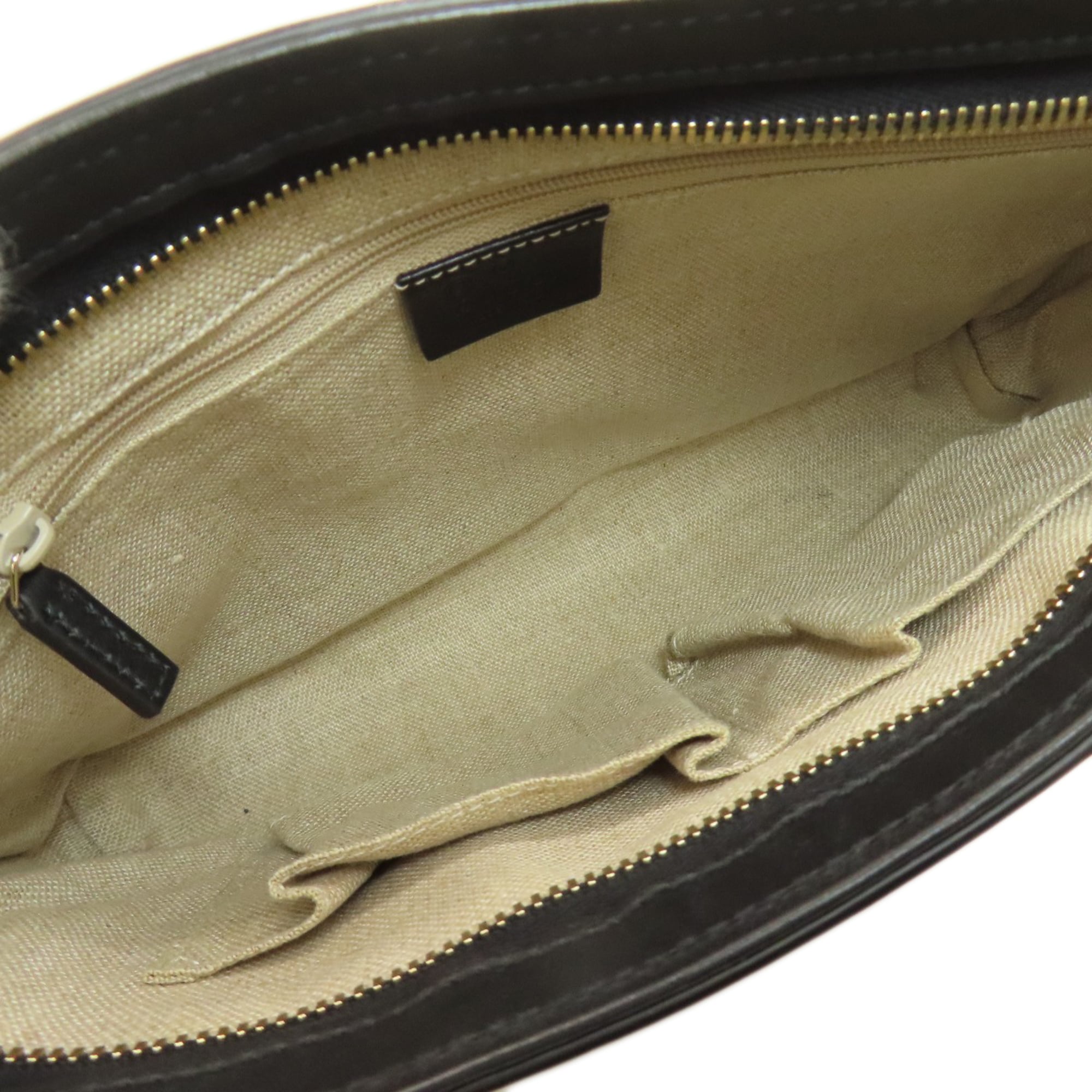 Gucci Black Leather Shoulder Bag (Pre-Owned)