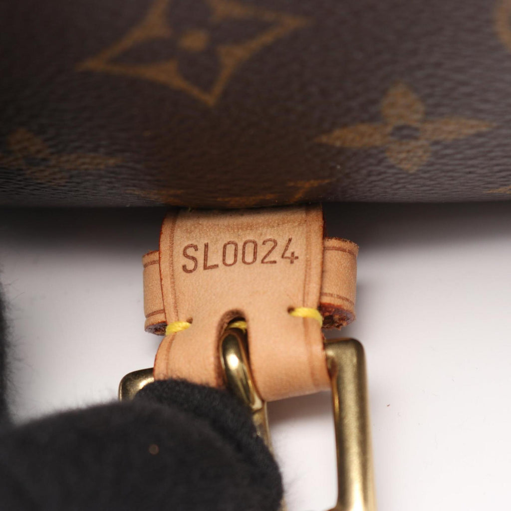 Louis Vuitton Brown Monogram Coated Canvas Leather Shoulder Bag (Pre-Owned)