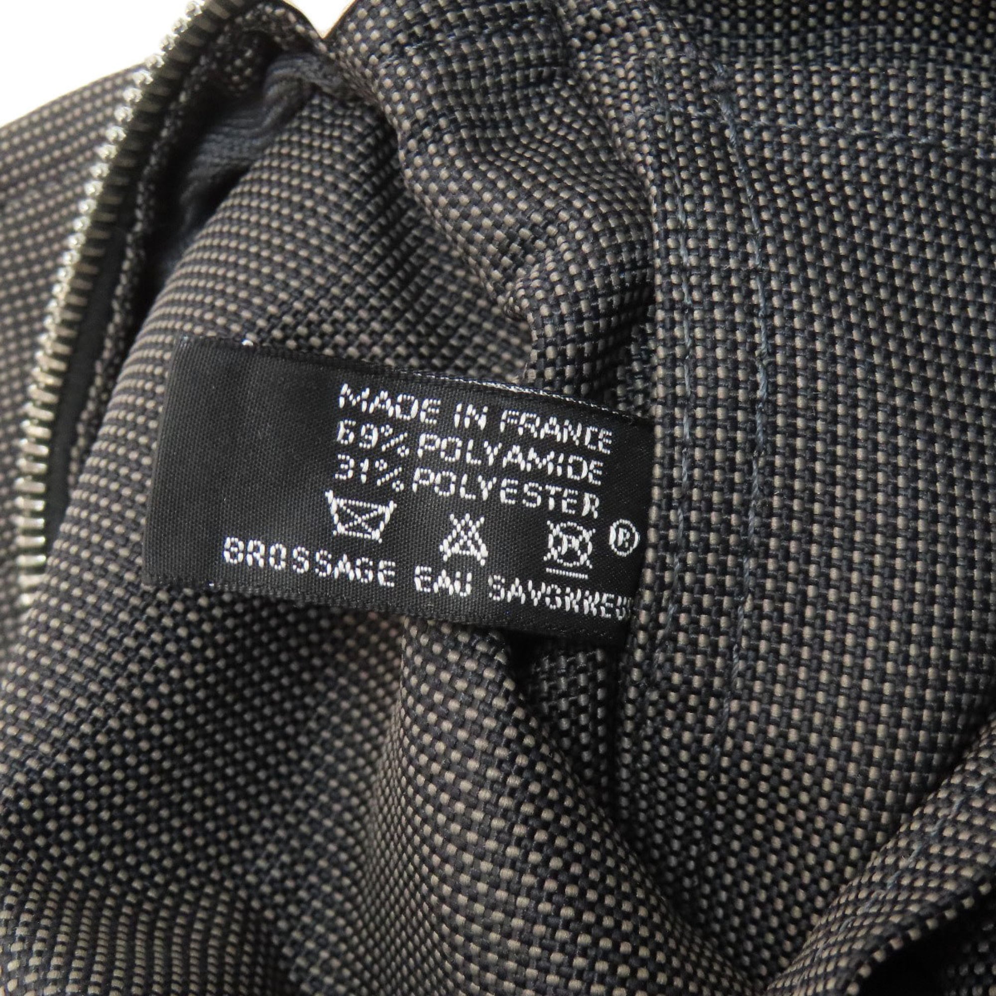 Hermes Gray Canvas Backpack (Pre-Owned)