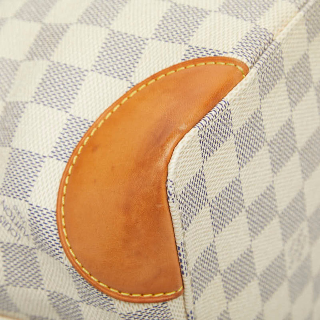 Louis Vuitton White Pvc Leather Handbag (Pre-Owned)