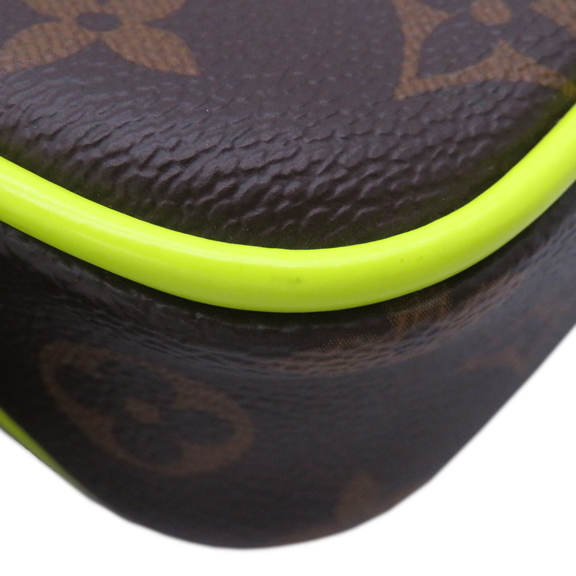 Louis Vuitton Monogram Macassar Brown Monogram Macassar Noir Yellow Monogram Shoulder Bag (Pre-Owned)