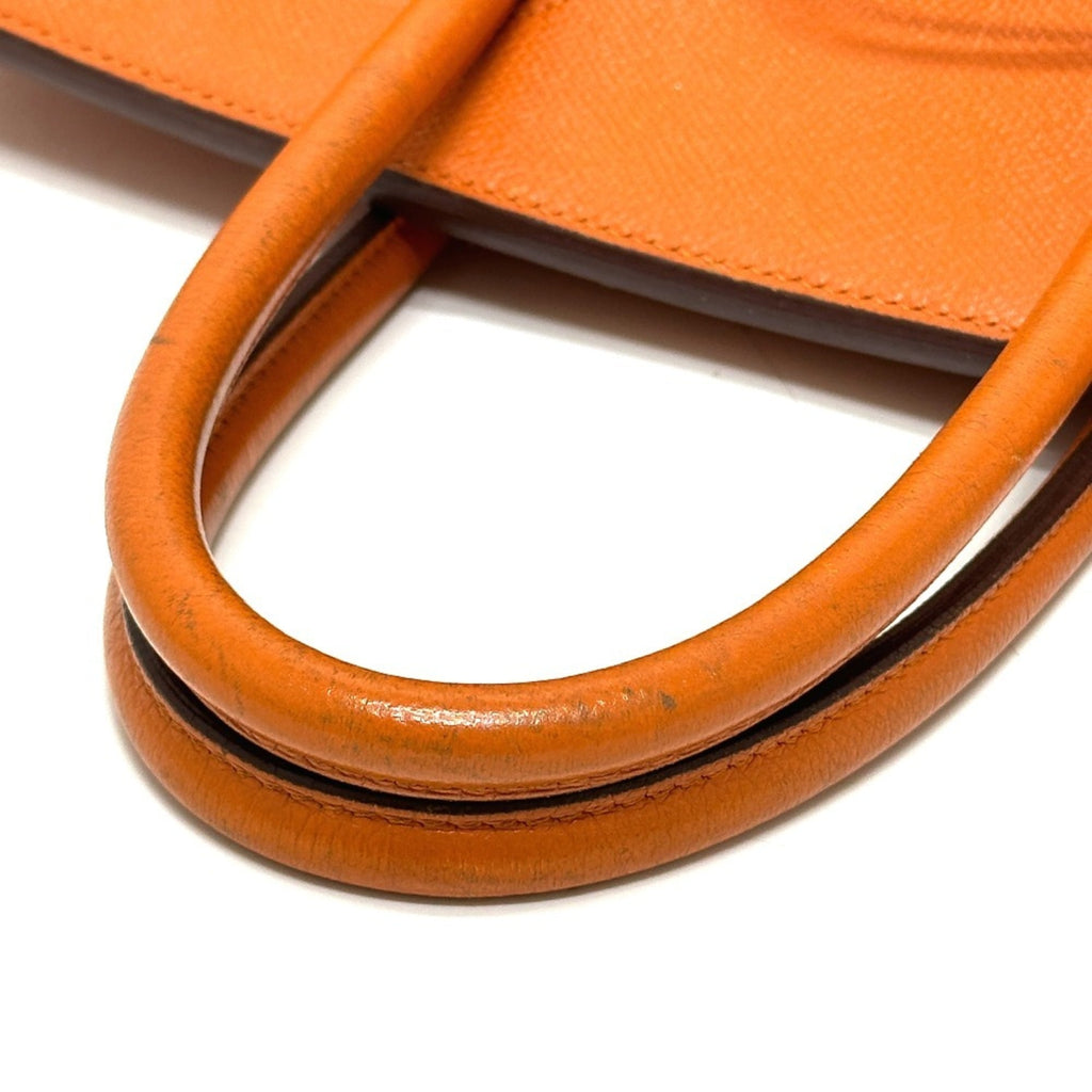 Hermes Birkin Orange Epsom Leather Handbag (Pre-Owned)