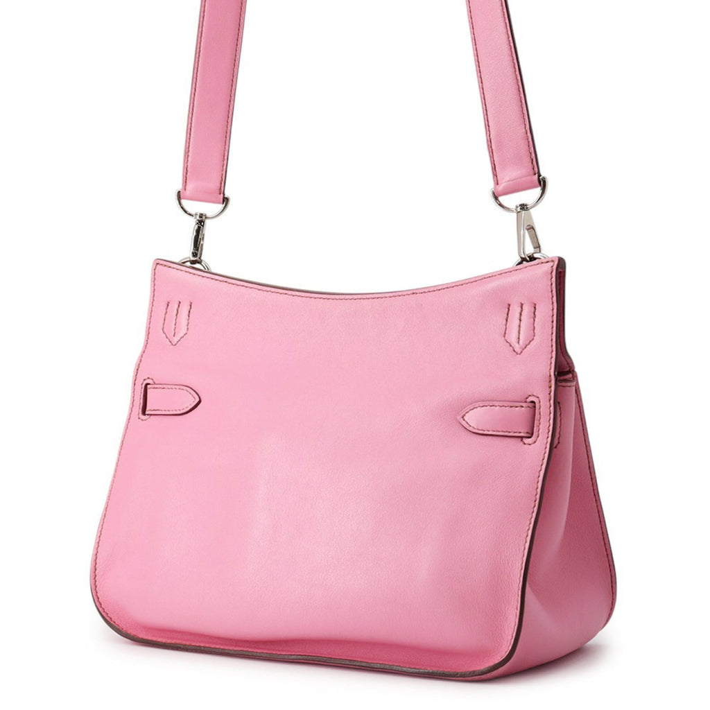 Hermes Jypsiere Pink Swift Leather Shoulder Bag (Pre-Owned)