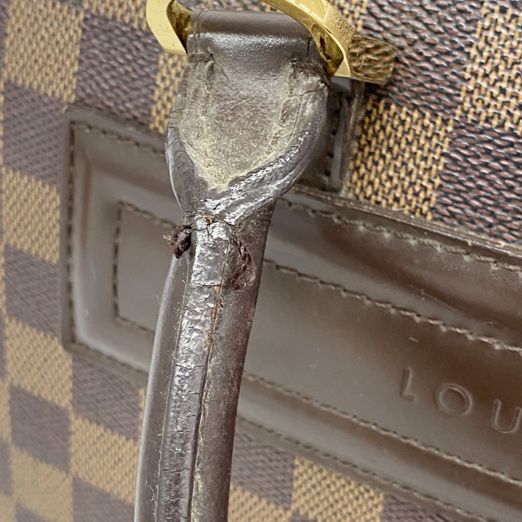 Louis Vuitton Ebene Handbag (Pre-Owned)