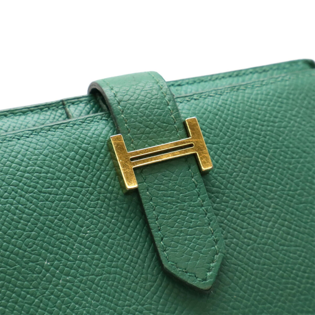 Hermes Bambou Epsom Leather Wallet (Bi-Fold) (Pre-Owned)