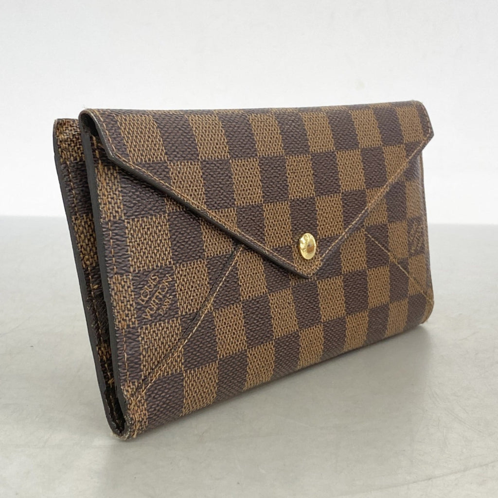 Louis Vuitton Ebene Long Wallet (Bi-Fold) (Pre-Owned)
