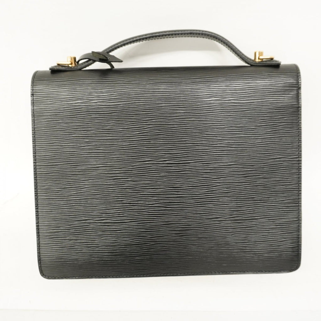 Louis Vuitton Noir Handbag (Pre-Owned)