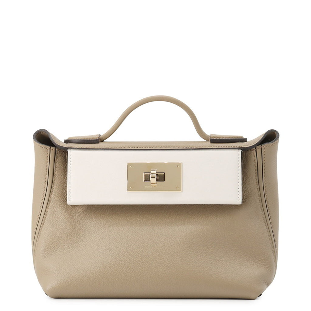 Hermes Champagne Gold Swift Leather Handbag (Pre-Owned)