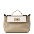 Hermes Champagne Gold Swift Leather Handbag (Pre-Owned)