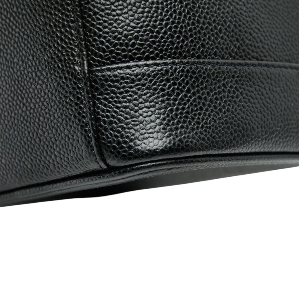 Chanel Black Grained Calfskin Vanity Bag (Pre-Owned)