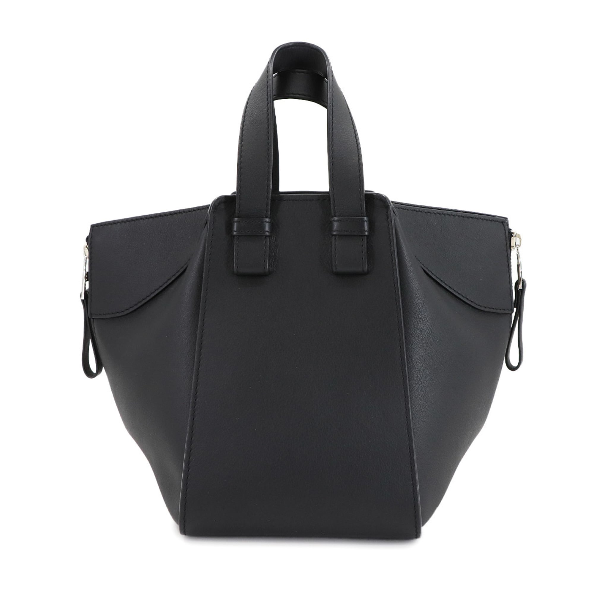 Loewe Black Leather Handbag Shoulder Bag (Pre-Owned)