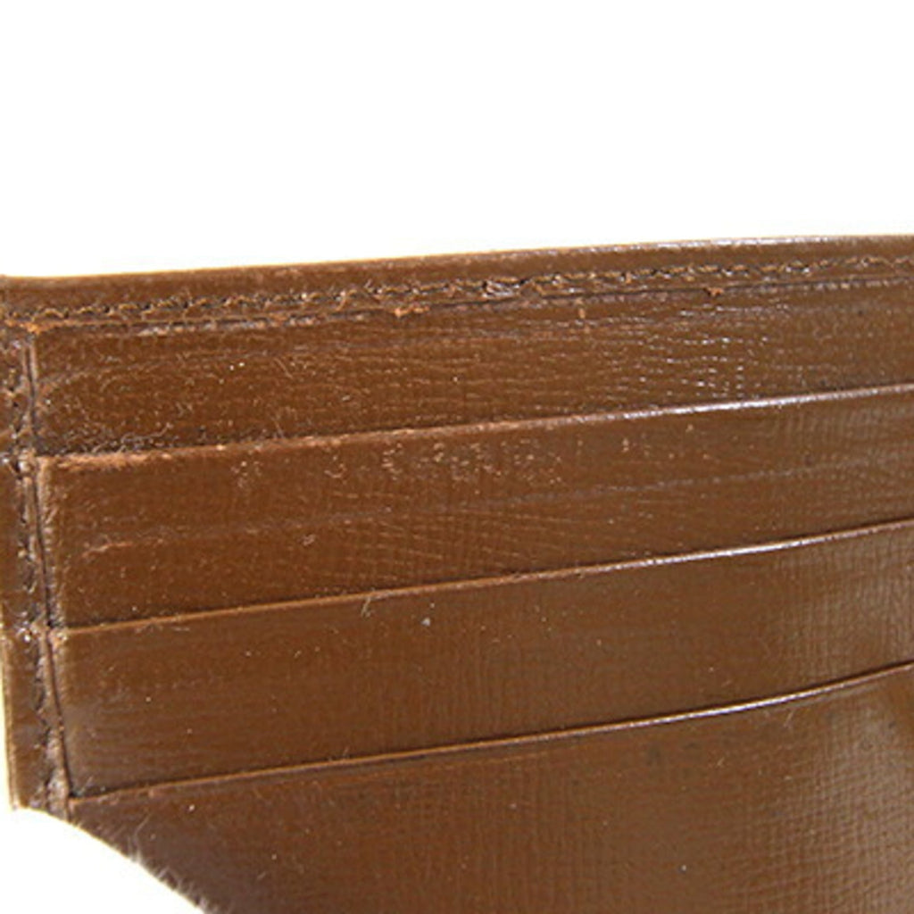 Gucci Beige Brown Gg Supreme Leather Wallet (Bi-Fold) (Pre-Owned)