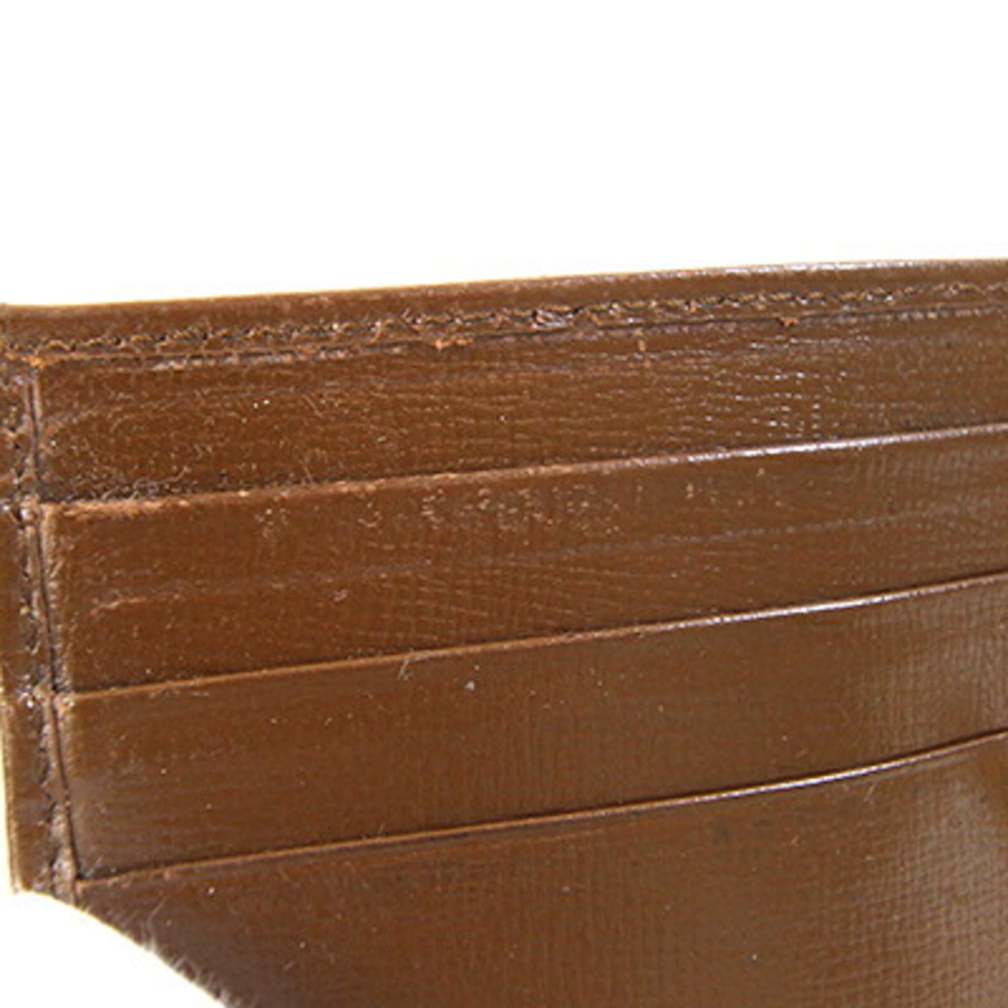 Gucci Beige Brown Gg Supreme Leather Wallet (Bi-Fold) (Pre-Owned)