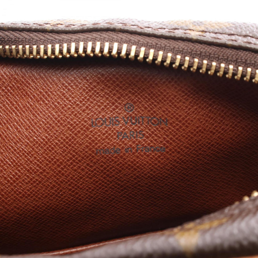 Louis Vuitton Brown Monogram Coated Canvas Leather Shoulder Bag (Pre-Owned)