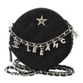 Chanel Matelasse Black Suede Shoulder Bag (Pre-Owned)