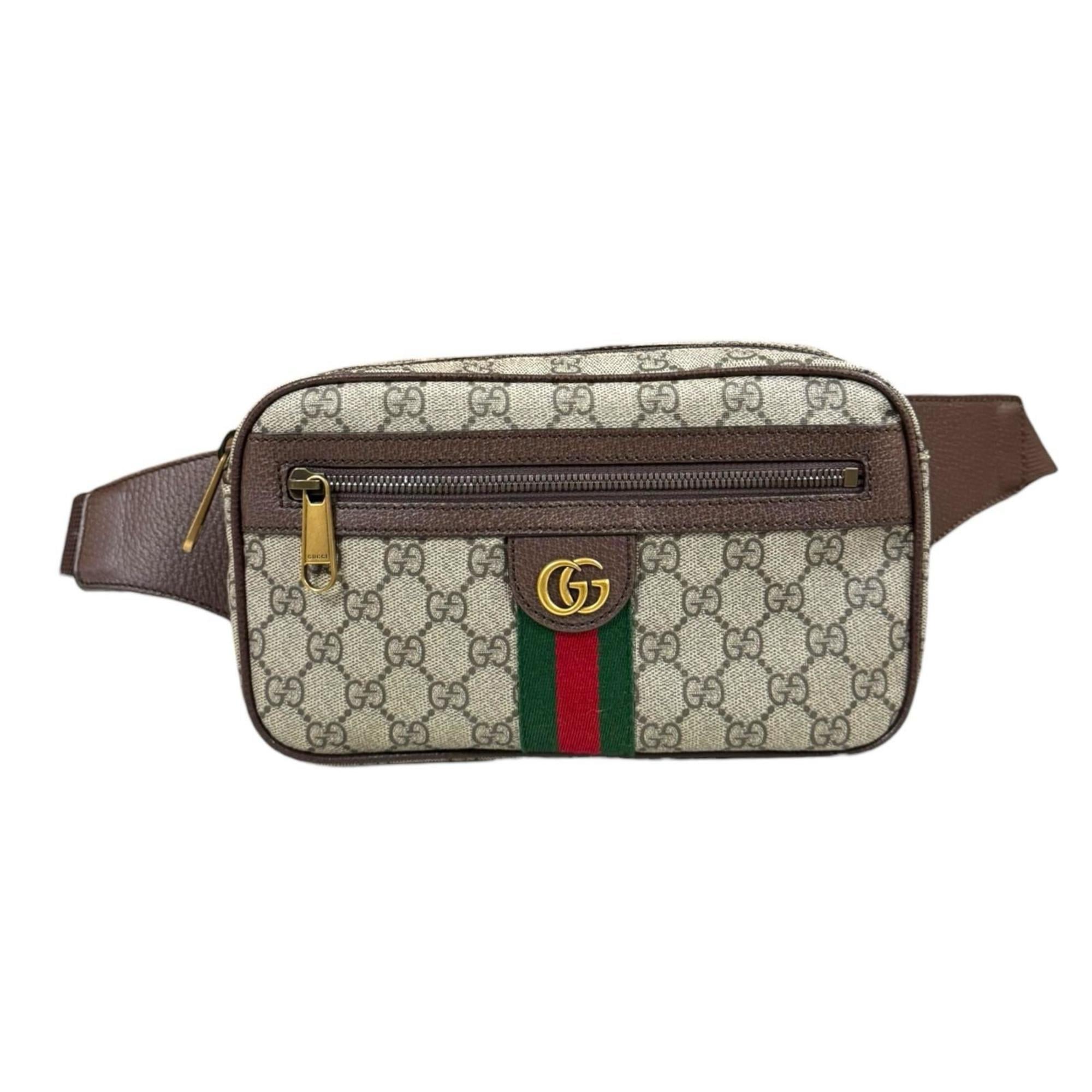 Gucci Beige Gg Supreme Sling Bag (Pre-Owned)