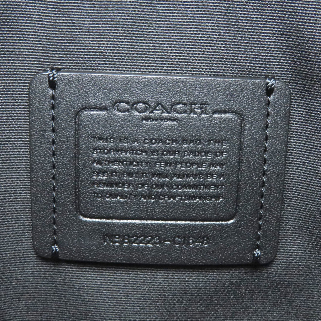 Coach Black Leather Shoulder Bag (Pre-Owned)