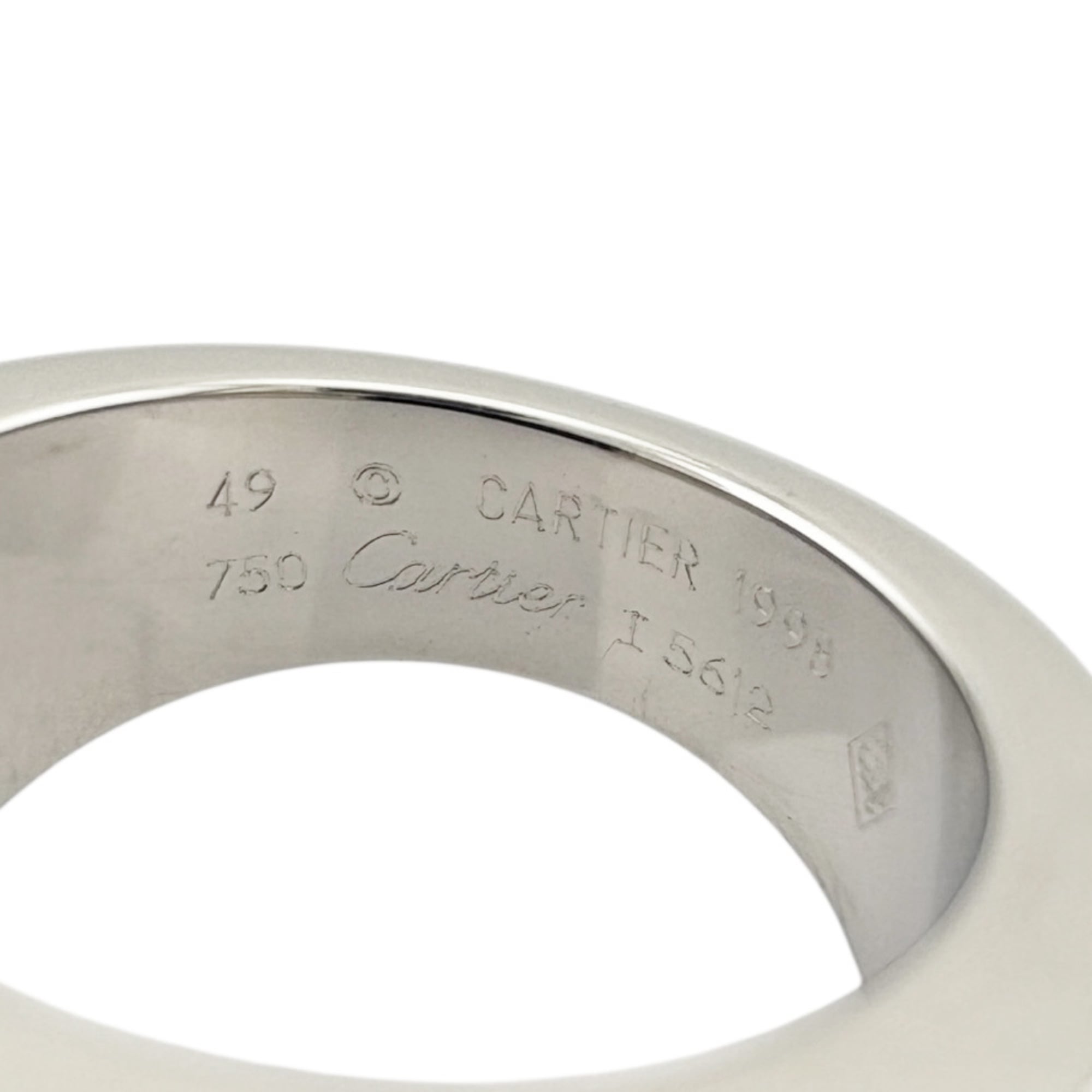 Cartier White Gold White Gold (18K) Band Ring (Pre-Owned)