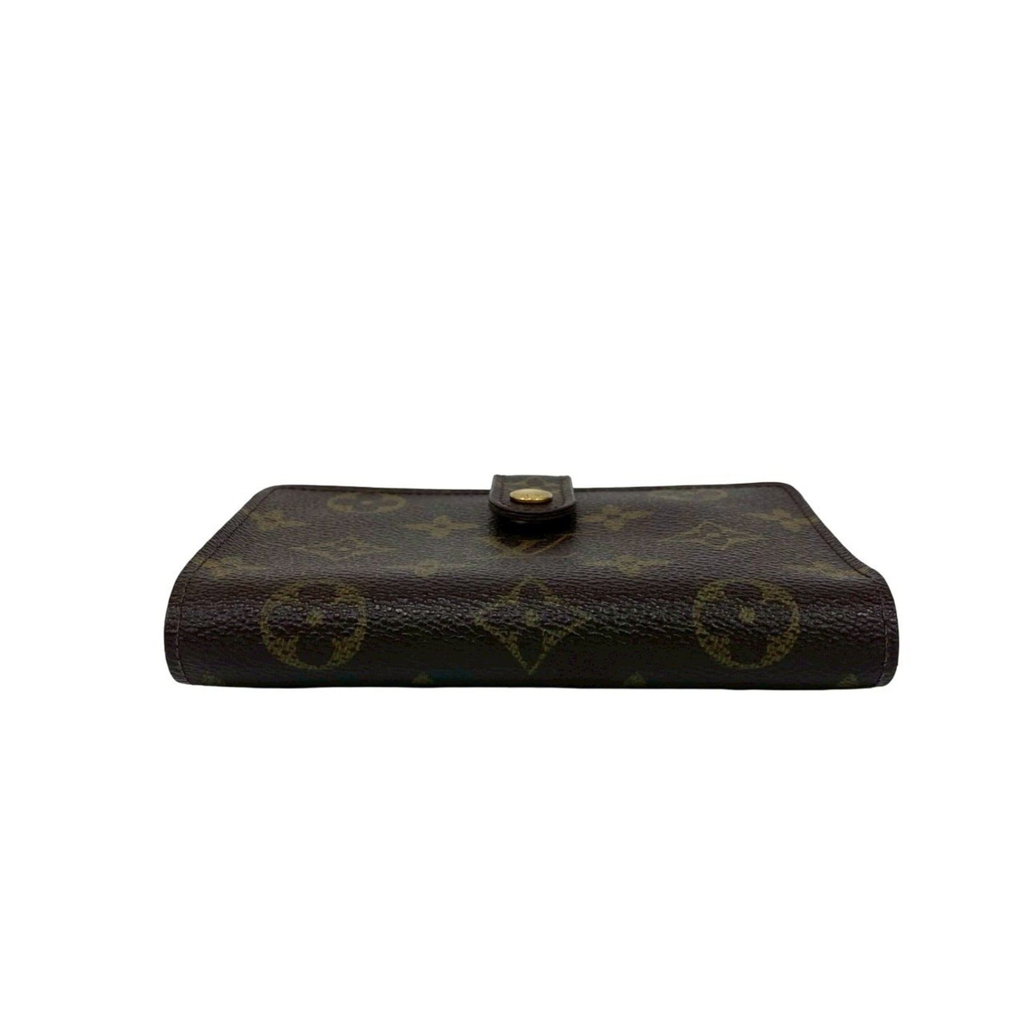 Louis Vuitton Brown Leather Pvc Wallet (Bi-Fold) (Pre-Owned)