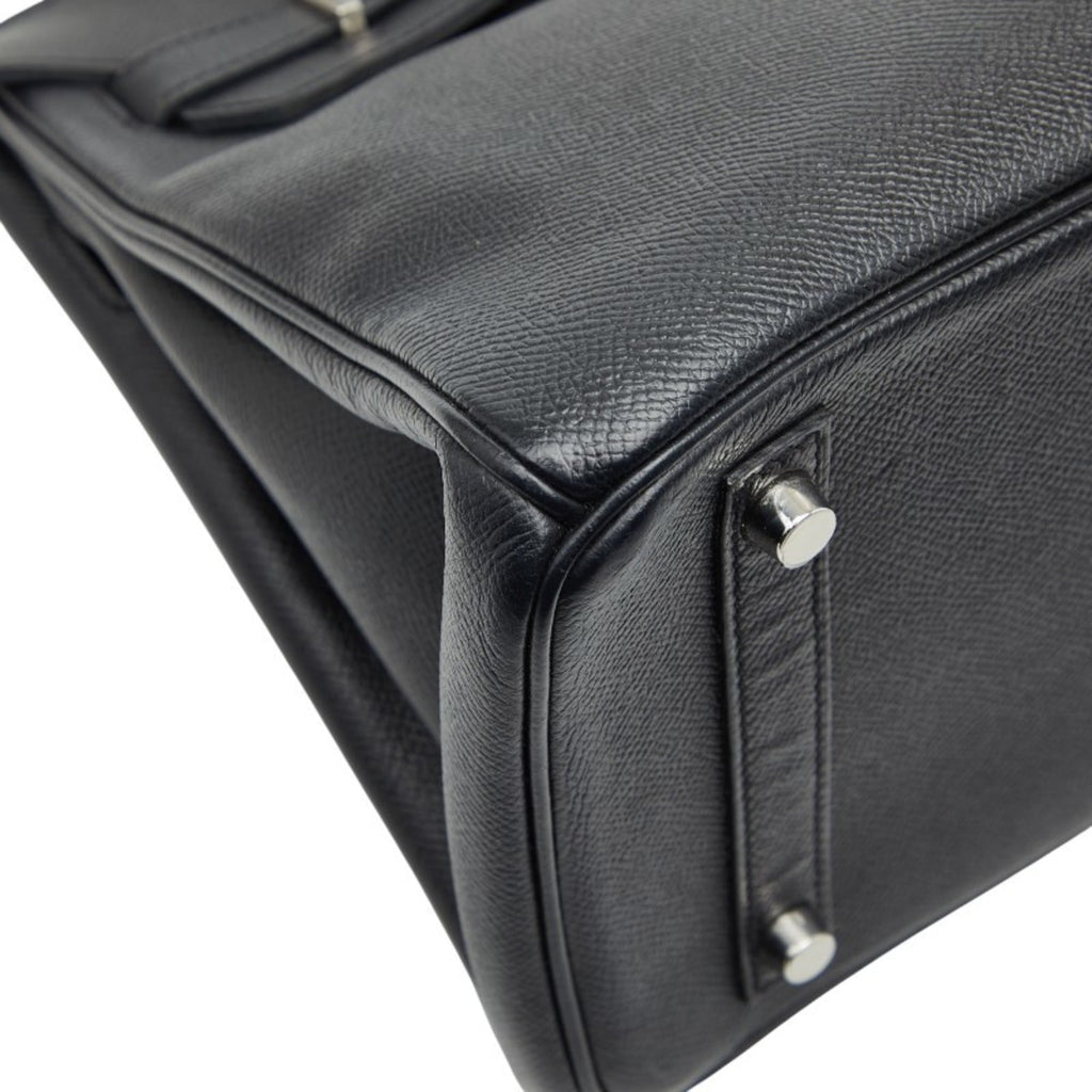 Hermes Black Epsom Leather Handbag (Pre-Owned)
