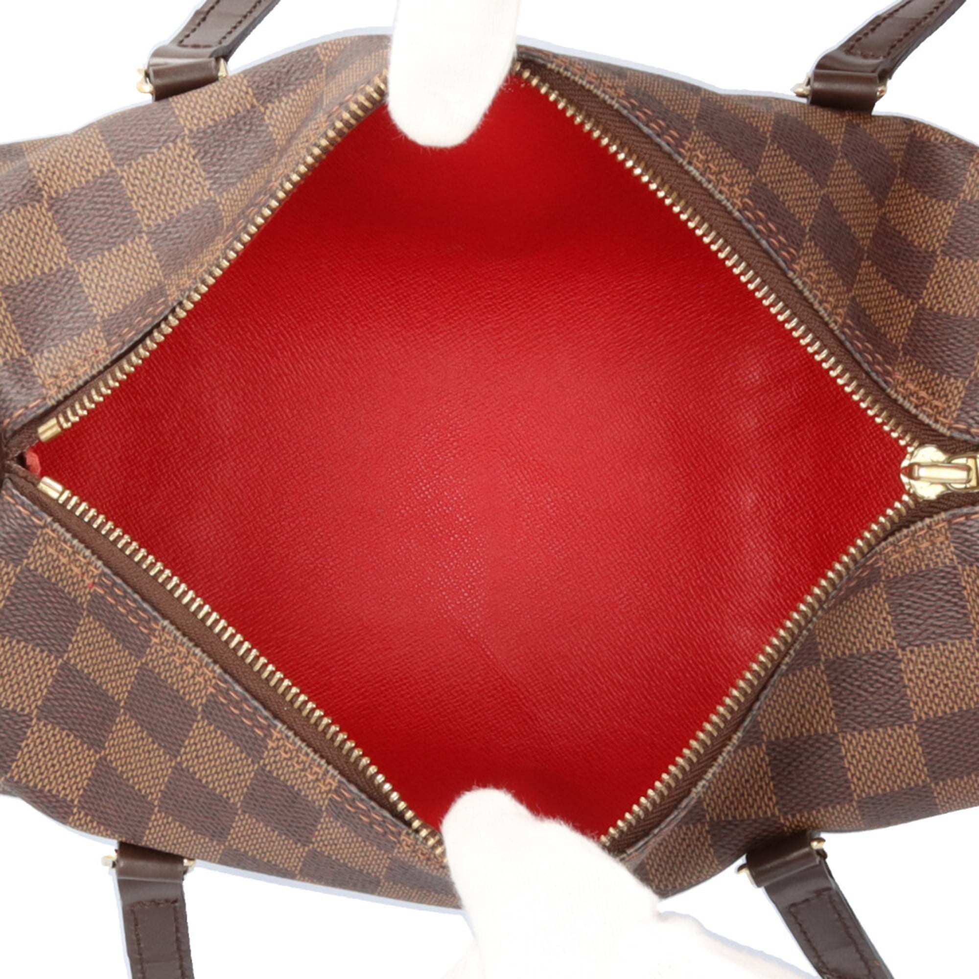 Louis Vuitton Damier Brown Damier Canvas Damier Canvas Handbag (Pre-Owned)