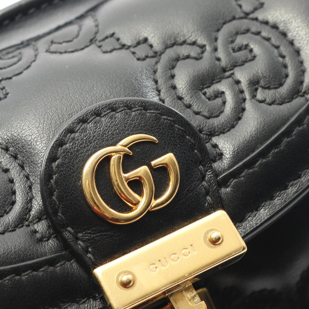 Gucci Black Leather Shoulder Bag (Pre-Owned)