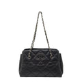 Chanel Black Leather Tote Bag (Pre-Owned)
