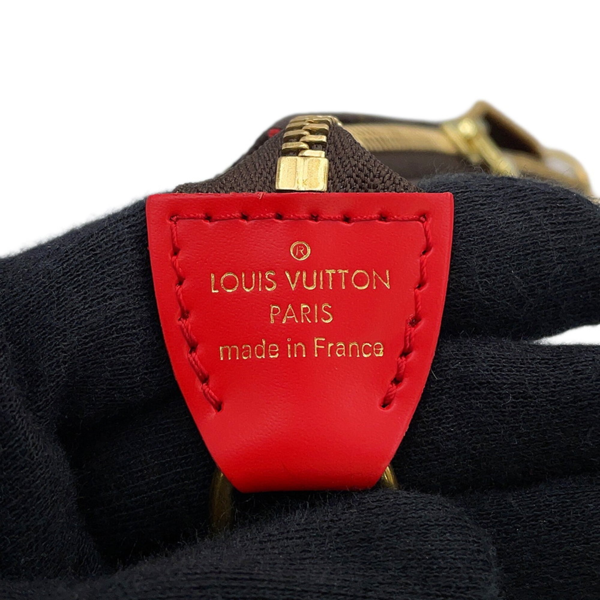 Louis Vuitton Monogram Red Color Monogram Pochette (Pre-Owned)
