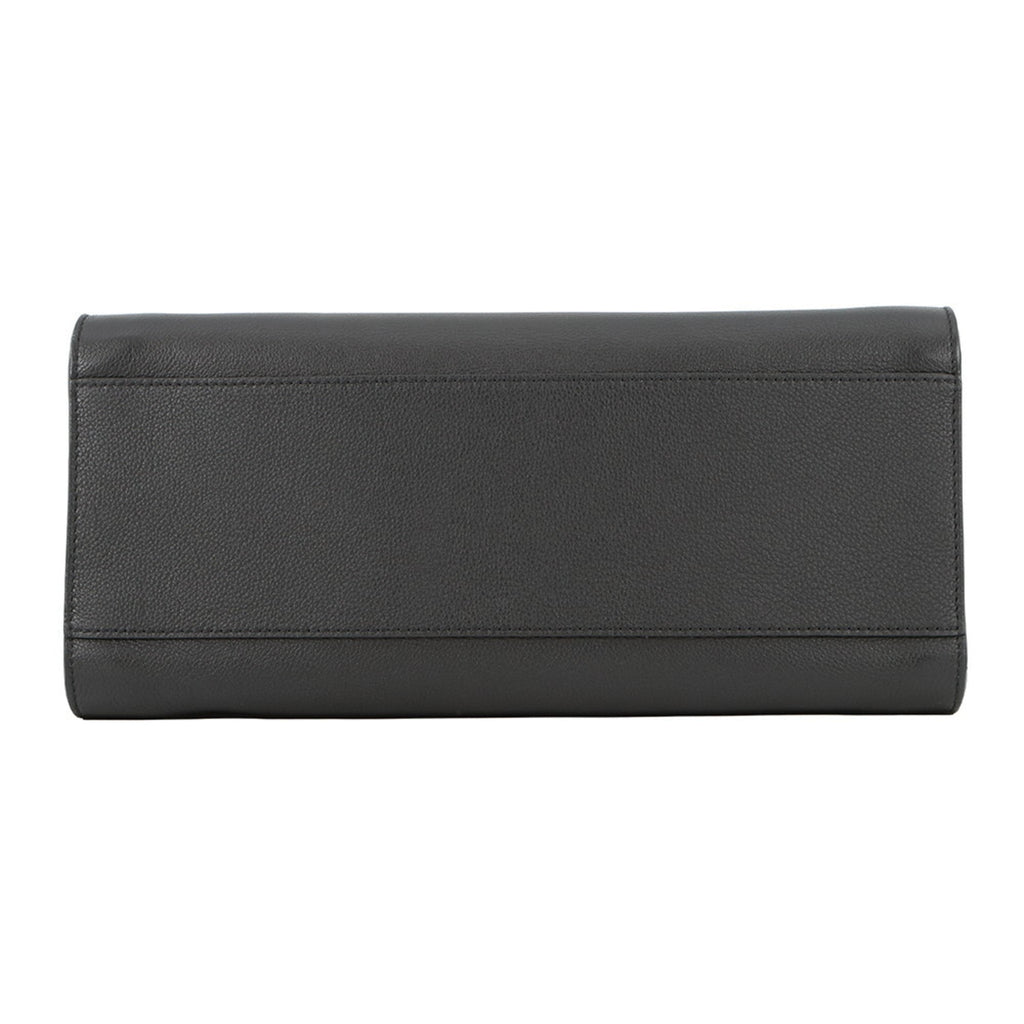 Louis Vuitton Black Noir Leather Handbag Shoulder Bag (Pre-Owned)