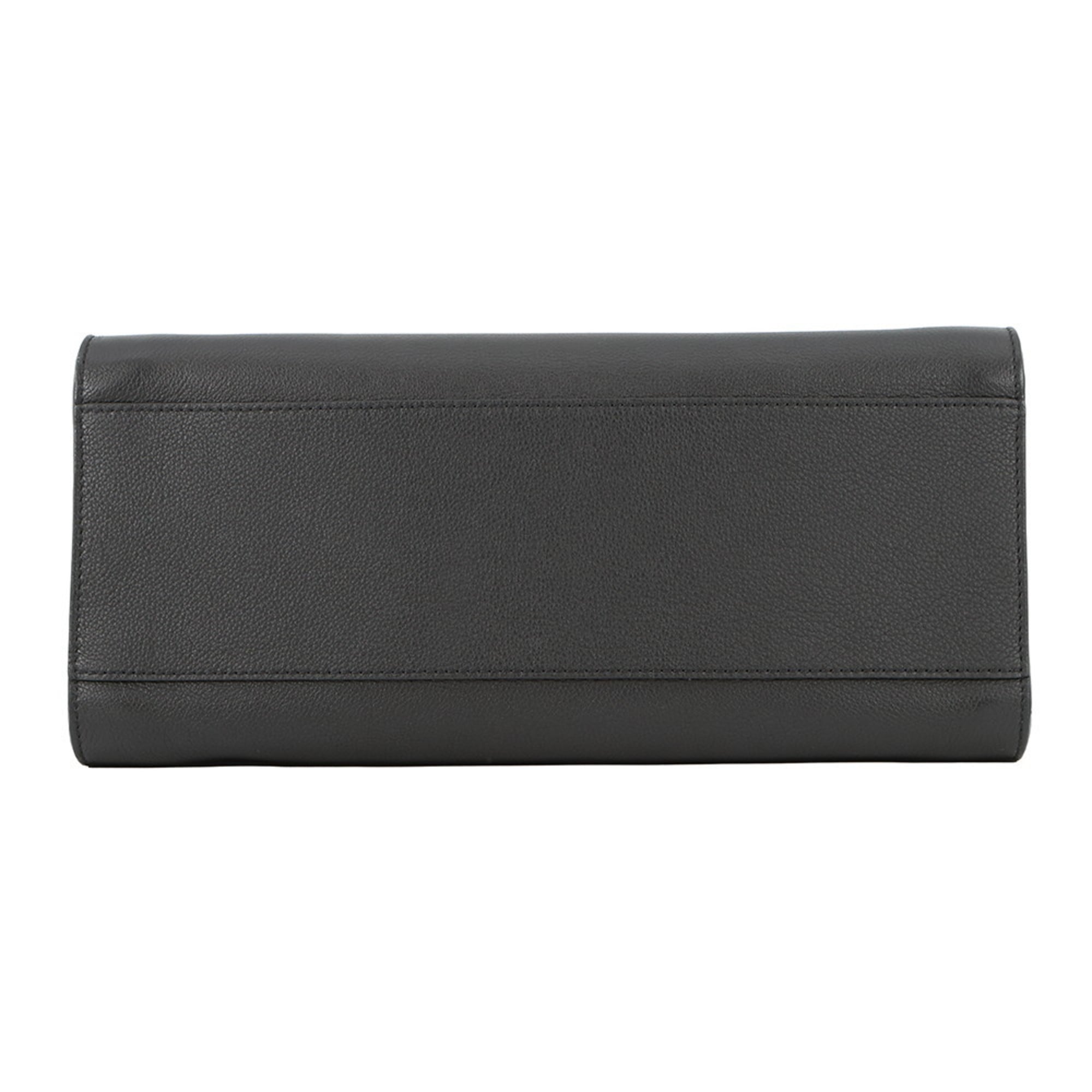 Louis Vuitton Black Noir Leather Handbag Shoulder Bag (Pre-Owned)