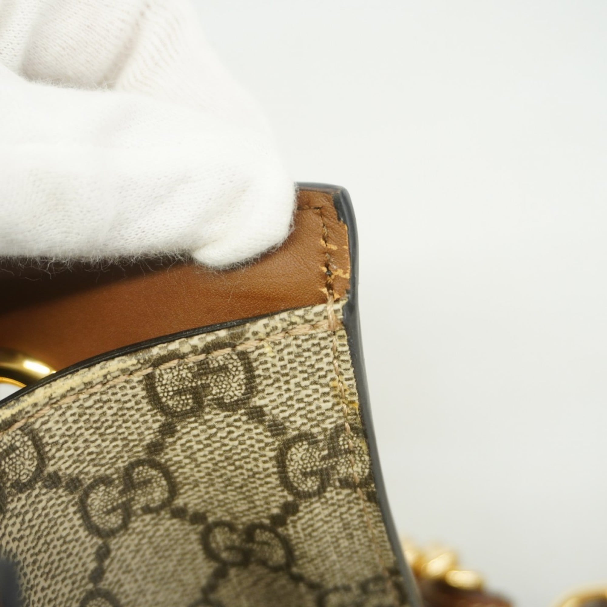 Gucci Brown Pvc Shoulder Bag (Pre-Owned)