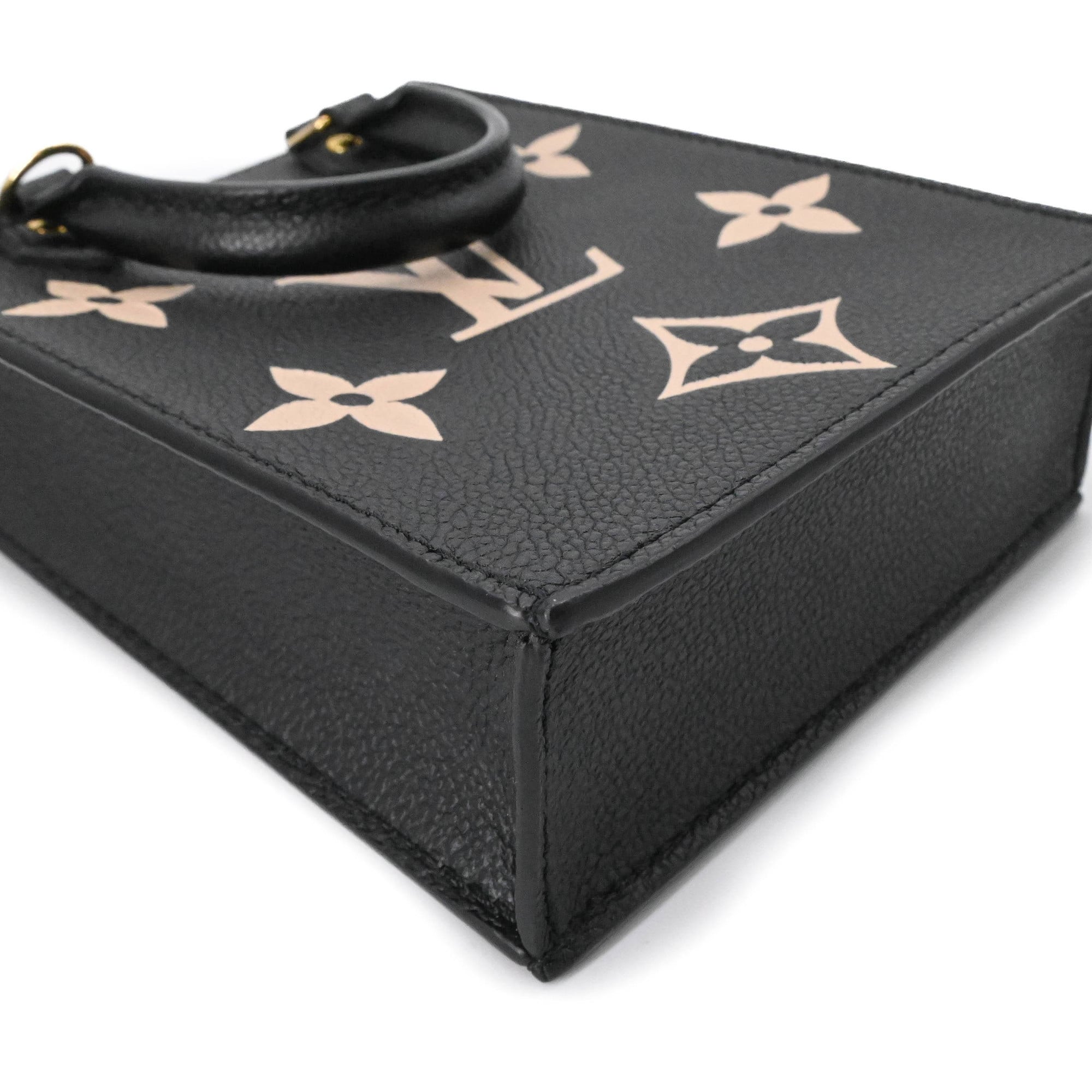 Louis Vuitton Black Noir Monogram Empreinte Leather Handbag (Pre-Owned)