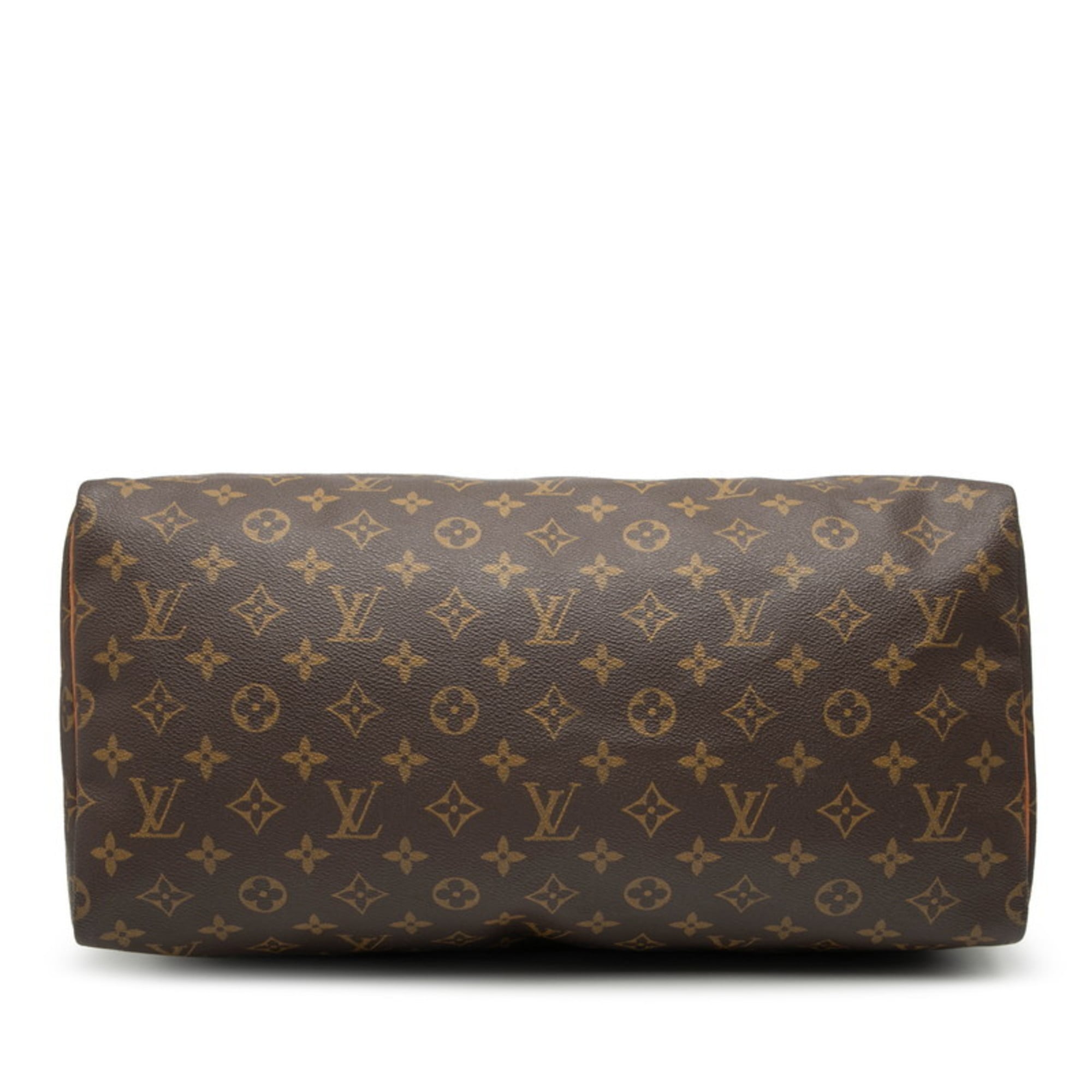Louis Vuitton Brown Pvc Leather Boston Bag Handbag (Pre-Owned)
