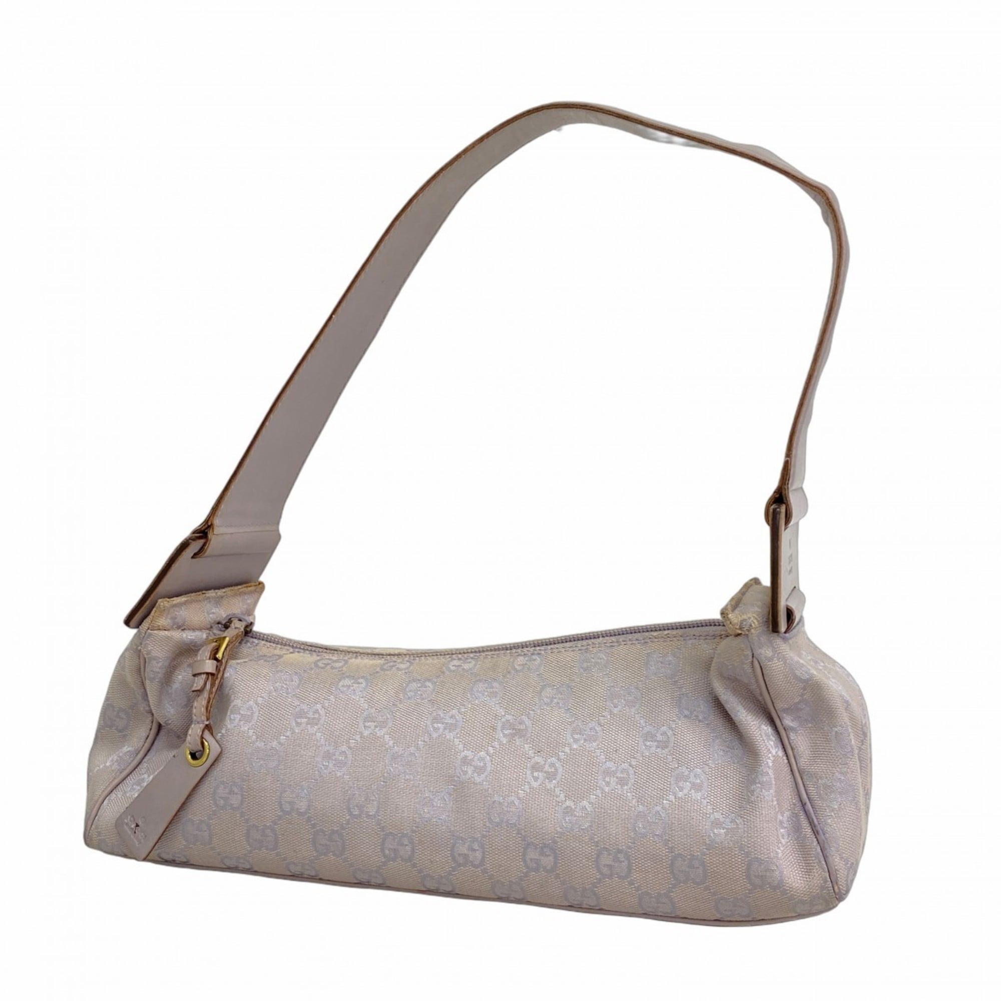 Gucci Purple Canvas Shoulder Bag (Pre-Owned)