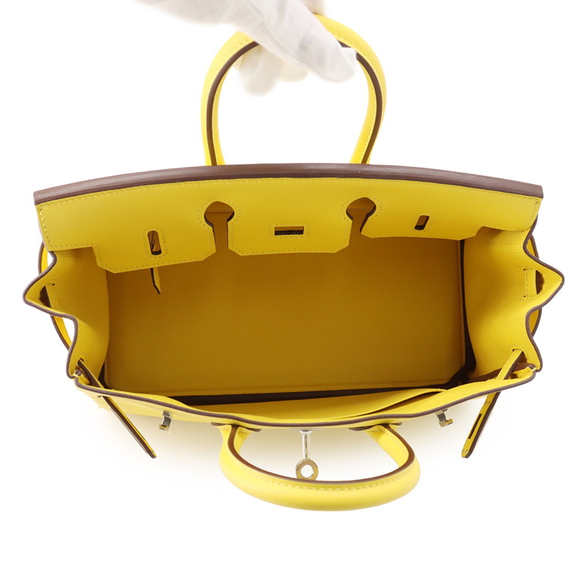 Hermes Birkin Jaune Swift Leather Handbag (Pre-Owned)