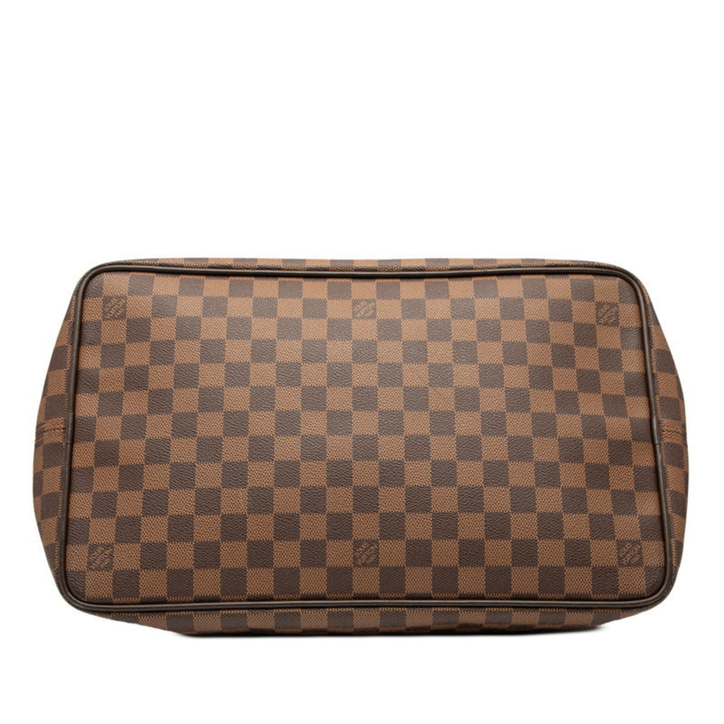 Louis Vuitton Brown Pvc Leather Boston Bag Handbag (Pre-Owned)